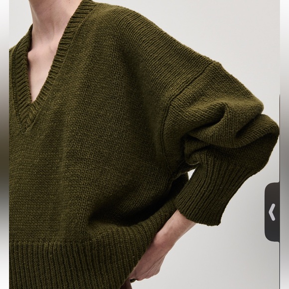 Babaa 75 wool sweater in Alga - Picture 2 of 14